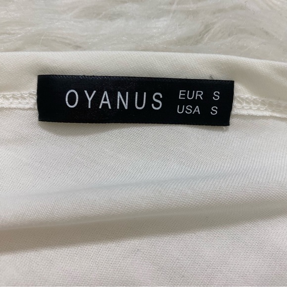 OYANUS Cream Back Knot Blouse - Picture 3 of 3